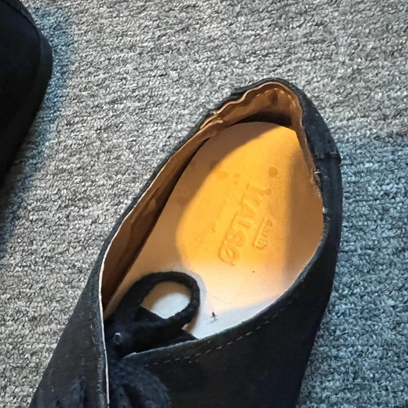 KALSO Earth Faroe Lokah Negative Heel Suede Shoes - Black, size mens 10 - Picture 5 of 6